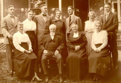 George and Eliza Francis and family