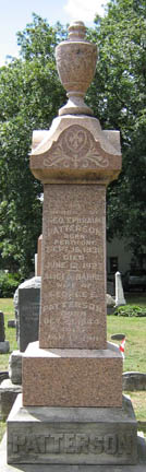 George E Patterson, Victoria Lawn Cemetery